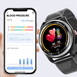 How to take an ECG on the JM ECG PPG Smart watch?