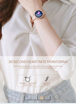 IP68 Smart Watch Women Fitness Bracelet Activity Tracker Heart Rate Monitor Blood Pressure Sports Smartwatch For Women
