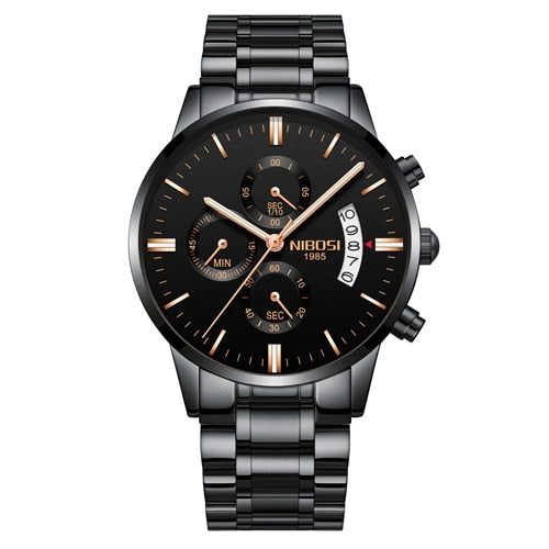 Men's Luxury Gold Quartz Watch