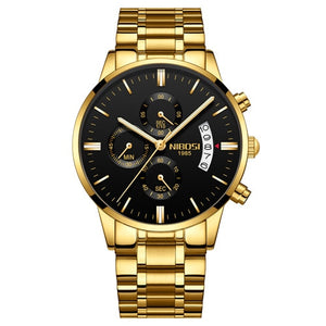 Men's Luxury Gold Quartz Watch